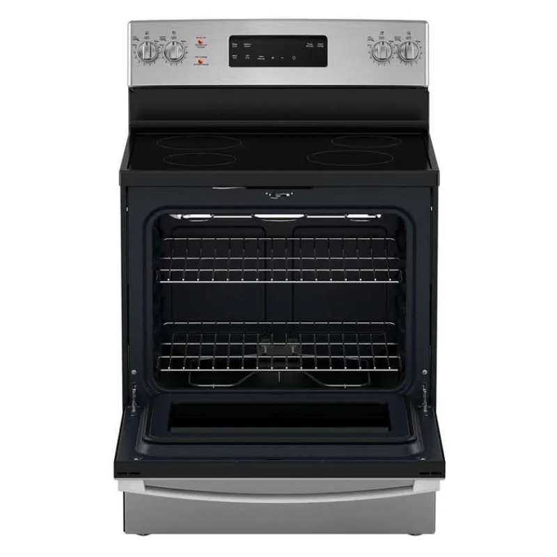 GE Appliances GE Range 30" Electric Glass-Ceramic - JCB630SVSS