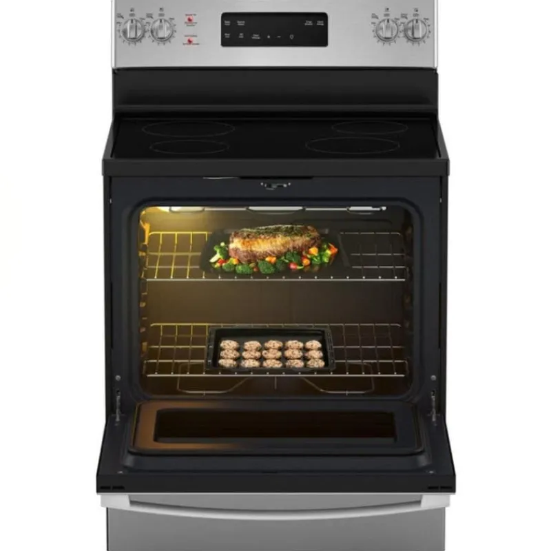 GE Appliances GE Range 30" Electric Glass-Ceramic - JCB630SVSS