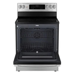 GE Appliances GE Range 30" Electric Glass-Ceramic - JCB840STSS