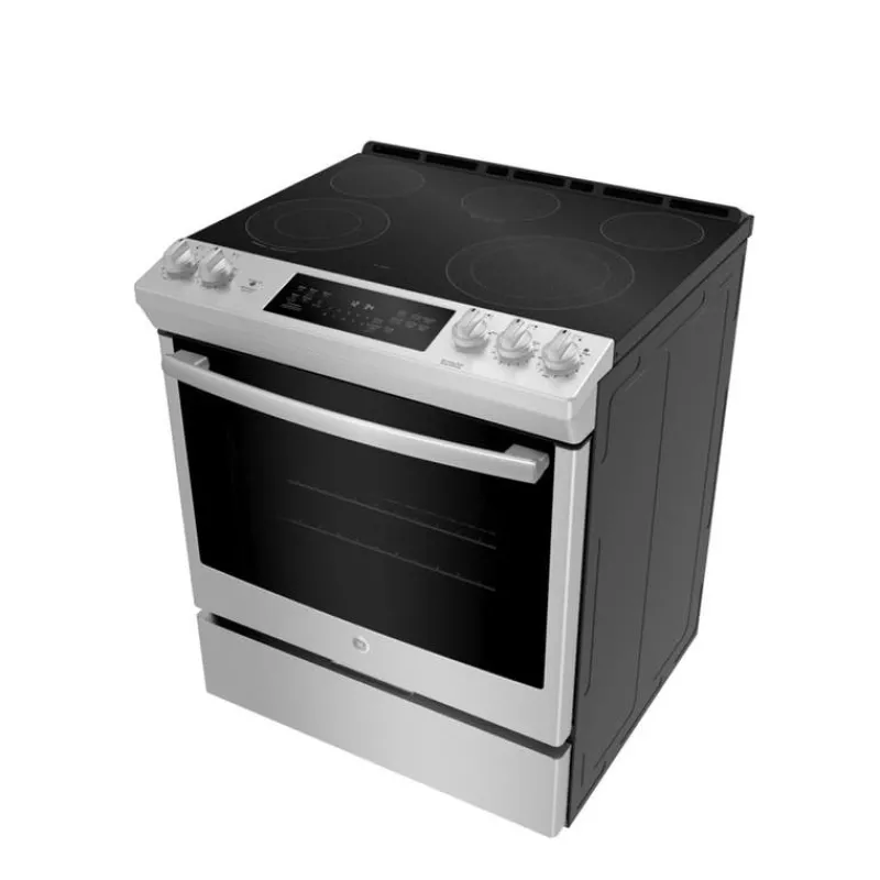 GE Appliances GE Range 30" Electric Glass-Ceramic - JCS840SMSS