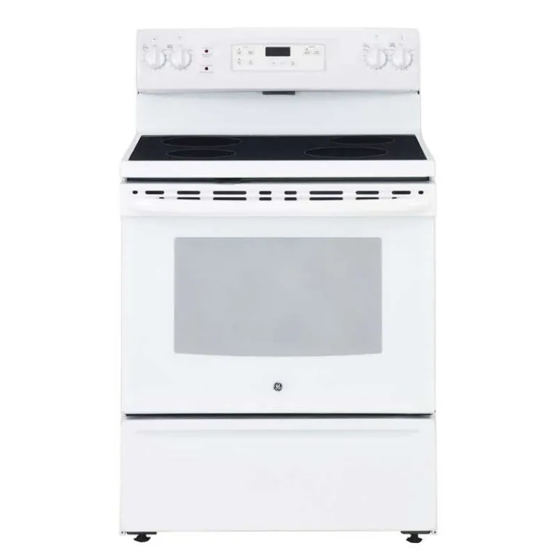 GE Appliances GE Range 30" Electric Glass-Ceramic - JCBS630DKWW