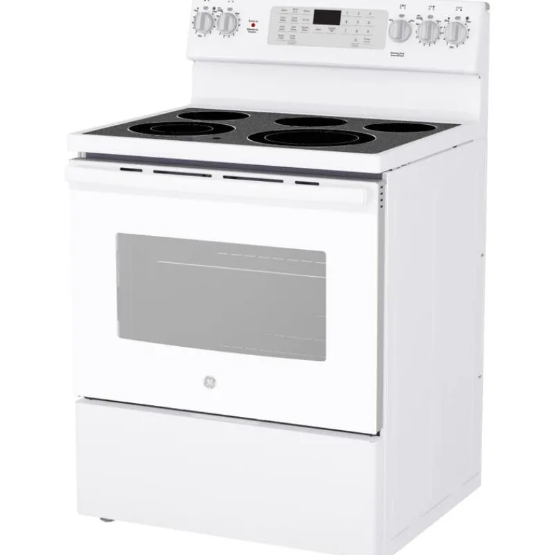GE Appliances GE Range 30" Electric Glass-Ceramic - JCB840DVWW