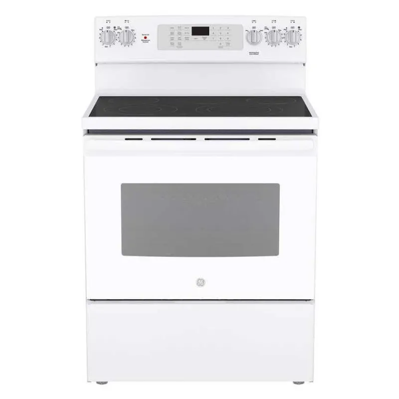 GE Appliances GE Range 30" Electric Glass-Ceramic - JCB840DVWW