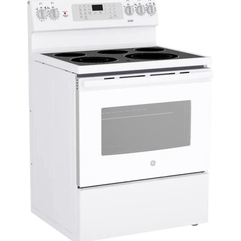 GE Appliances GE Range 30" Electric Glass-Ceramic - JCB840DVWW