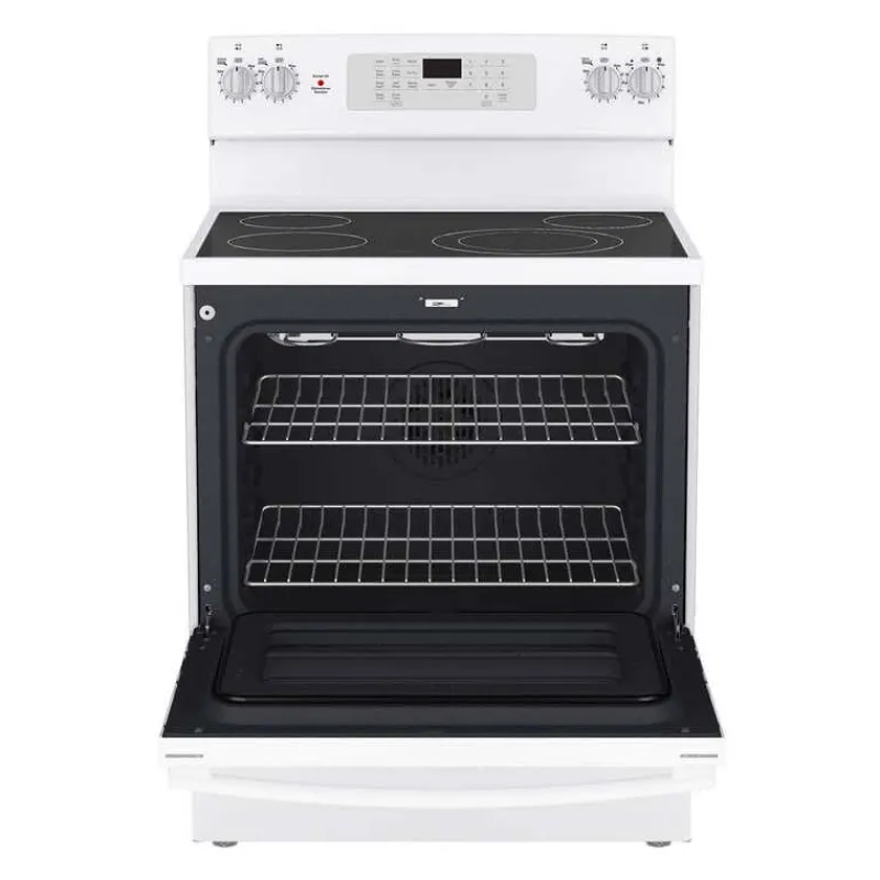 GE Appliances GE Range 30" Electric Glass-Ceramic - JCB830DVWW