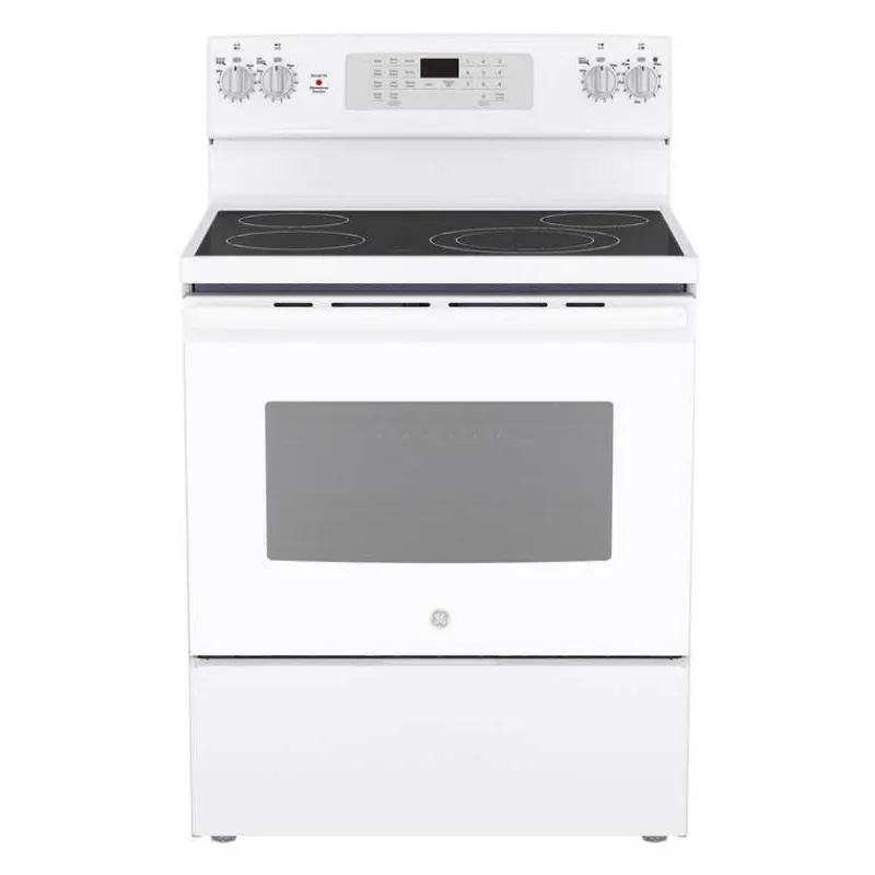 GE Appliances GE Range 30" Electric Glass-Ceramic - JCB830DVWW