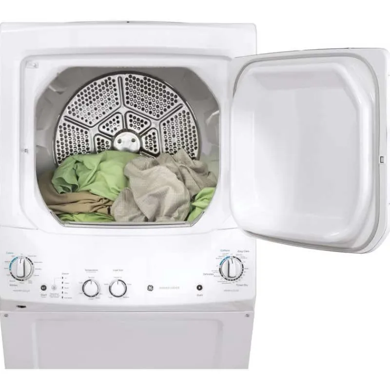 GE Appliances GE Spacemaker Laundry Center, , 27", Top-Load - GUD27ESMMWW