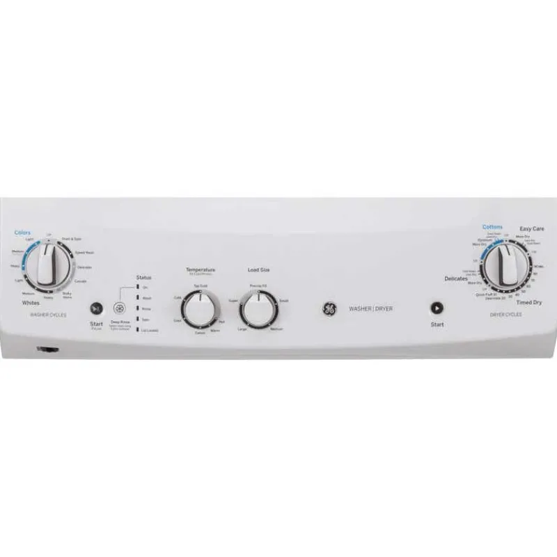 GE Appliances GE Spacemaker Laundry Center, , 27", Top-Load - GUD27ESMMWW