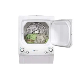GE Appliances GE Spacemaker washer dryer, , 27'', 800 RPM - GUD27EEMNWW