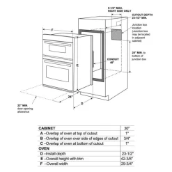 GE Appliances GE Wall Oven and Microwave Combination 30