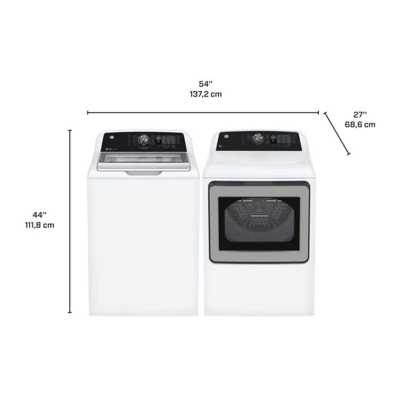 GE Appliances GE Washer & Dryer Kit, , Top-Load - GTW-GTD68