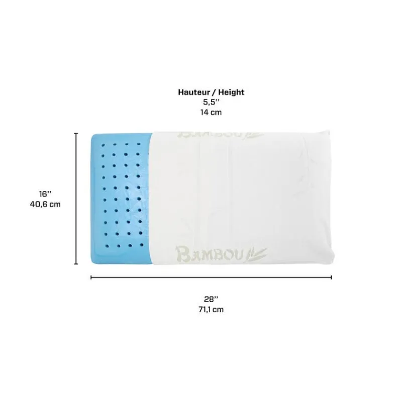 Gel-Infused Memory Foam Pillow