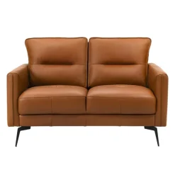 Genuine Full Leather Loveseat