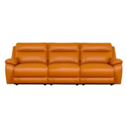 Genuine Leather Power Modular Reclining Sofa - 3 pcs