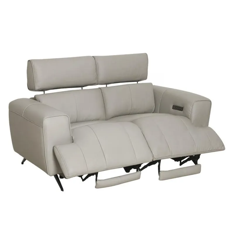 Genuine Leather Power Reclining Loveseat