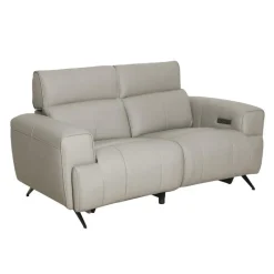Genuine Leather Power Reclining Loveseat
