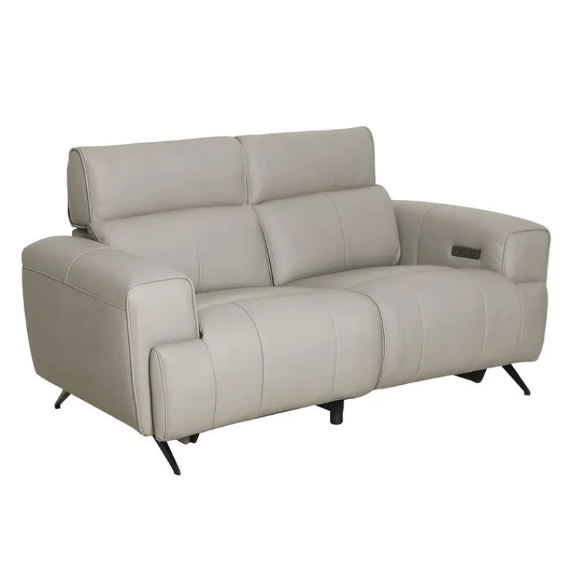 Genuine Leather Power Reclining Loveseat