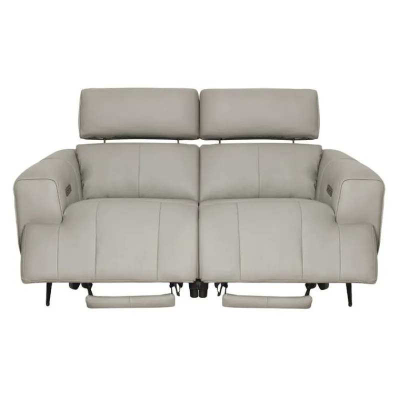 Genuine Leather Power Reclining Loveseat