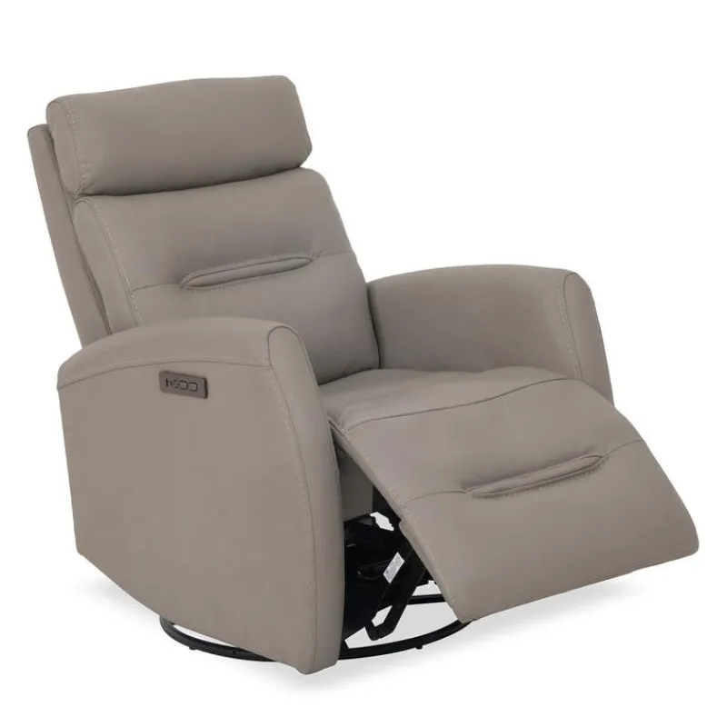 Genuine Leather Power Recliner -
