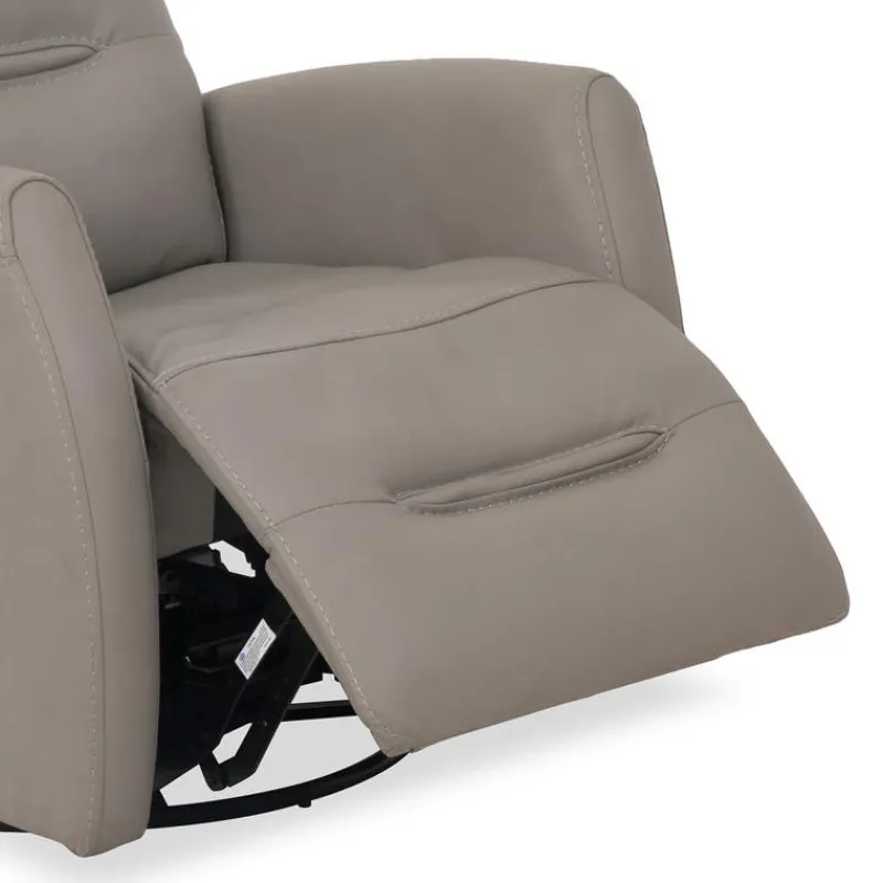 Genuine Leather Power Recliner -