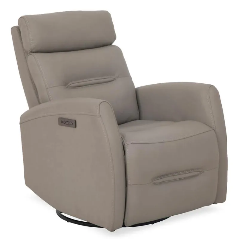 Genuine Leather Power Recliner -