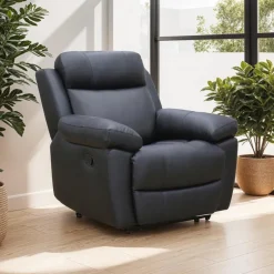 Genuine Leather Rocking Recliner