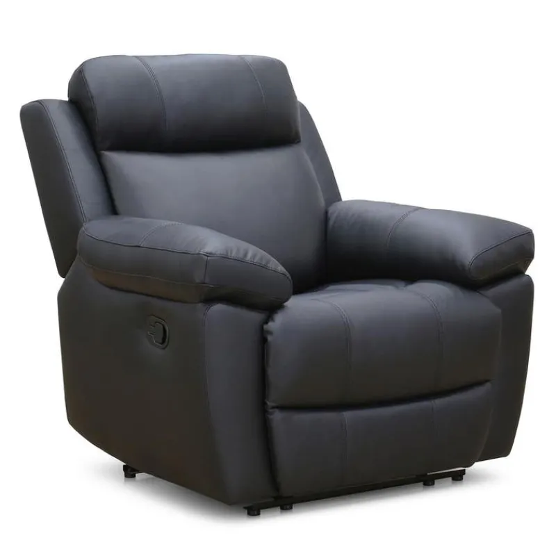 Genuine Leather Rocking Recliner