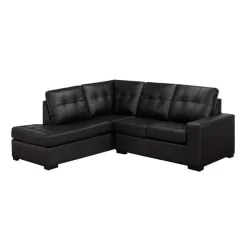 Sofa By Fancy Genuine Leather Sectional - Left-Side Chaise