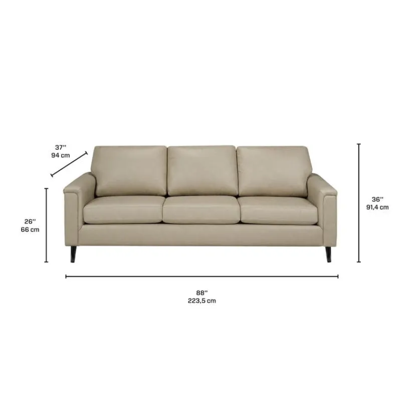 Sofa By Fancy Genuine Leather Sofa -