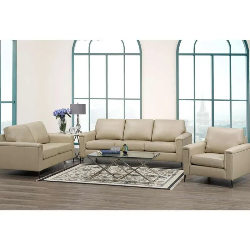 Sofa By Fancy Genuine Leather Sofa -