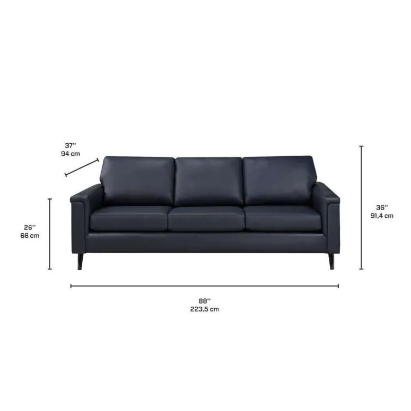 Sofa By Fancy Genuine Leather Sofa -