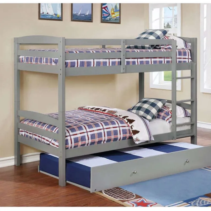 Bunk Bed with Trundle Bed - 39"/39"