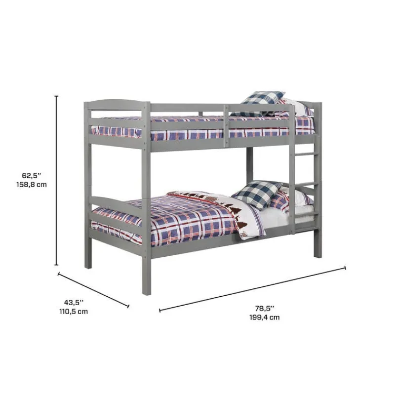 Bunk Bed with Trundle Bed - 39"/39"