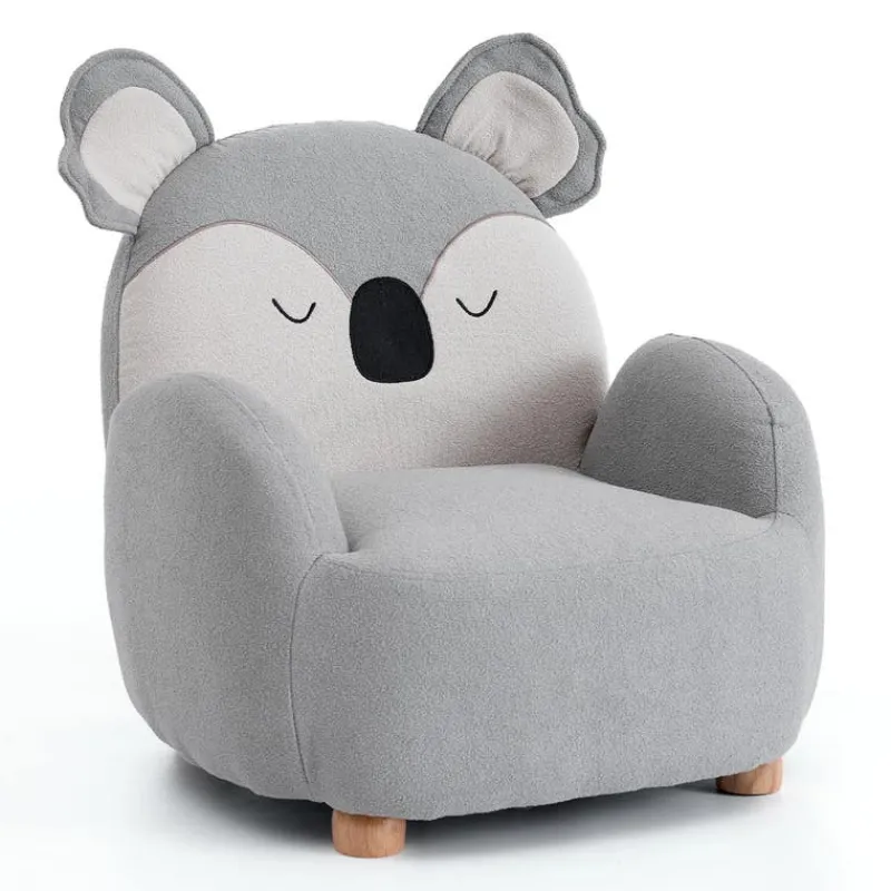 Koala-Shaped Kids Armchair – 22.8" x 21.7" x 24.2"