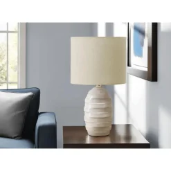 Monarch 17"H Ceramic Table Lamp