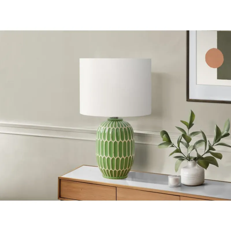 Monarch 22"H Ceramic Table Lamp