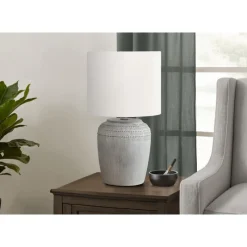Monarch 17"H Ceramic Table Lamp