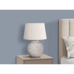 Monarch 22"H Concrete Table Lamp