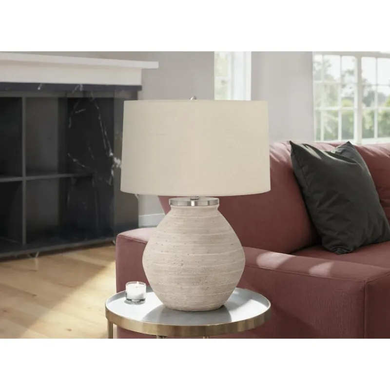 Monarch 25"H Concrete Table Lamp