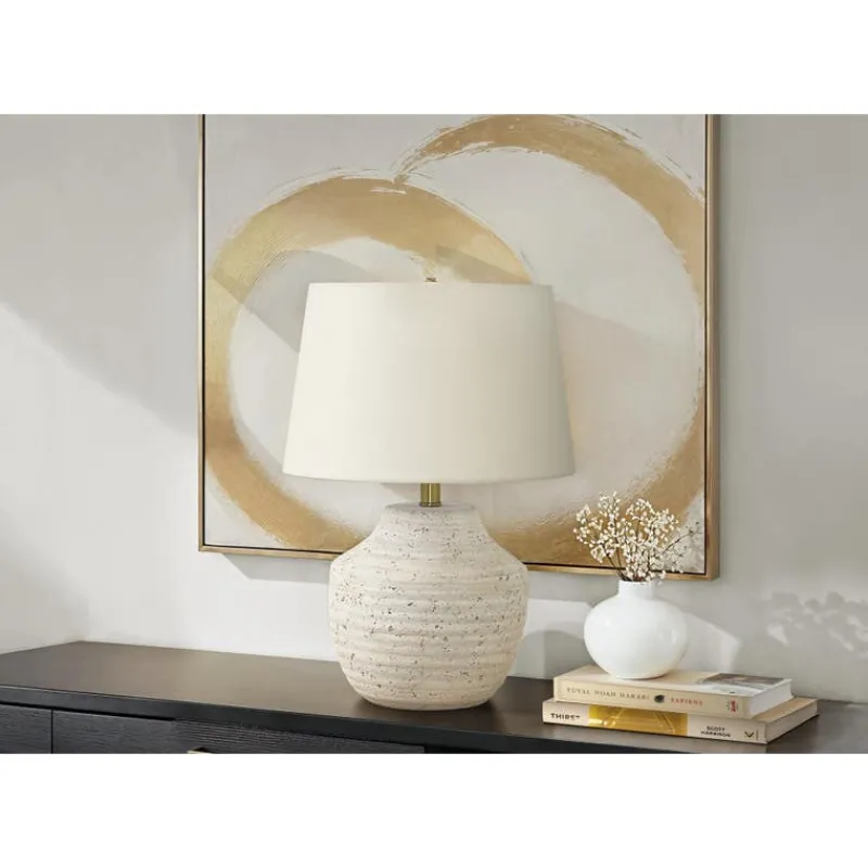 Monarch 20"H Concrete Table Lamp