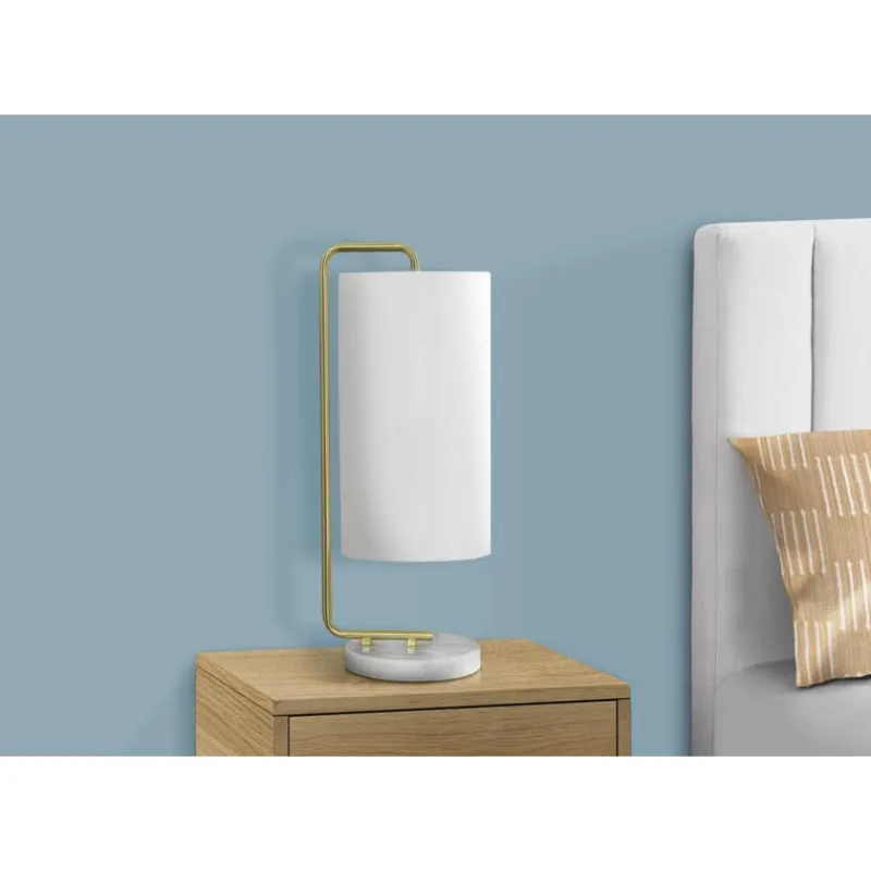 Monarch 20"H Faux Marble Table Lamp