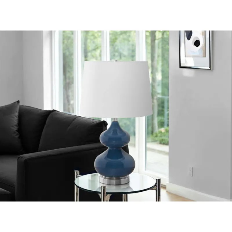 Monarch 24"H Glass Table Lamp