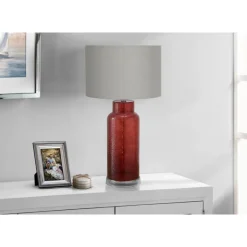 Monarch 28"H Glass Table Lamp