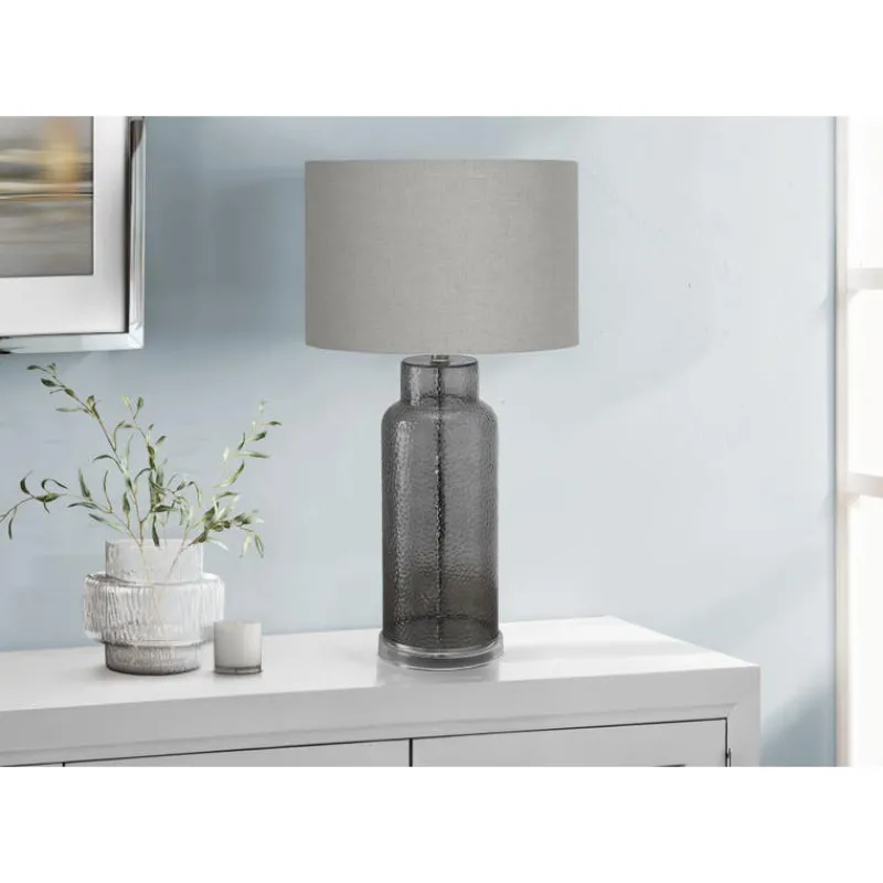 Monarch 28"H Glass Table Lamp