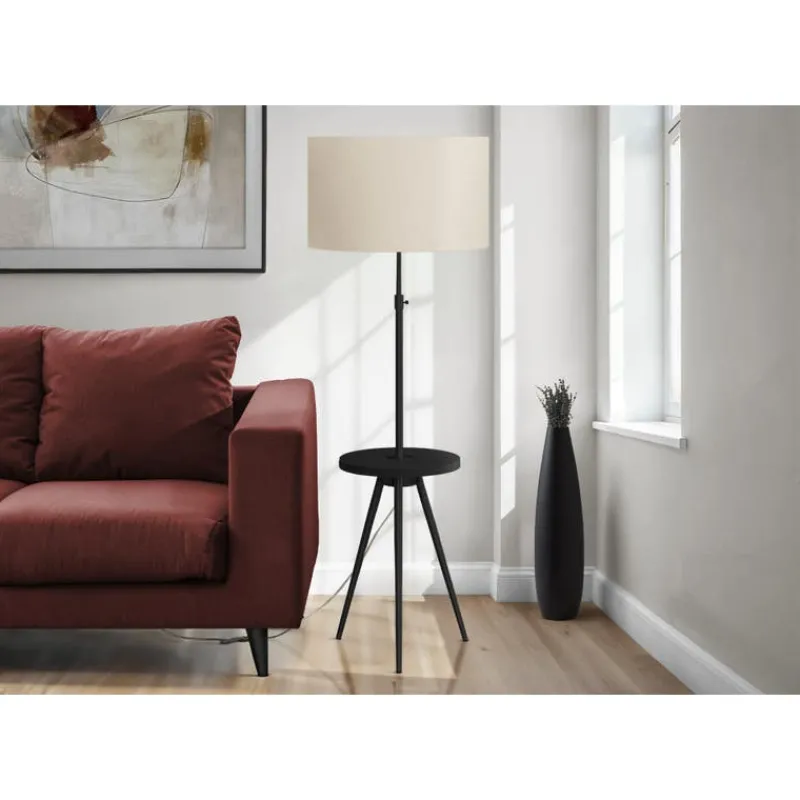 Monarch 63"H Metal Floor Lamp with USB Ports