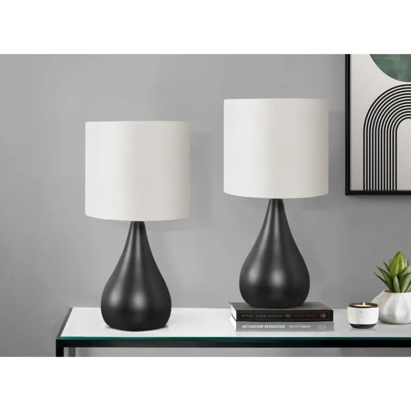Monarch 18"H Metal Table Lamp (2pcs)