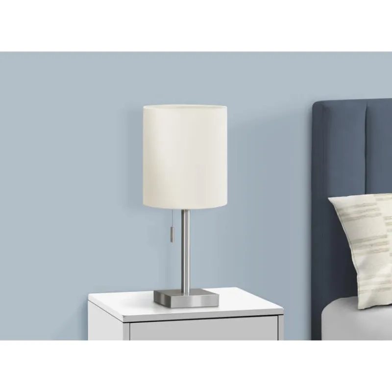 Monarch 17"H Metal Table Lamp with USB Ports (2pcs)
