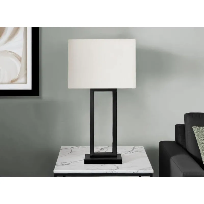 Monarch 28"H Metal Table Lamp with USB Port