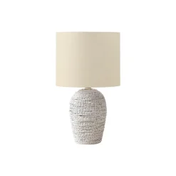 Monarch 17"H Rattan Table Lamp