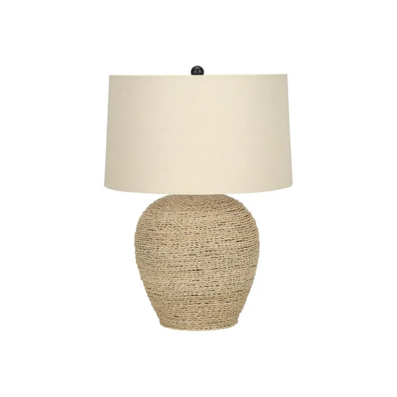 Monarch 25"H Rattan Table Lamp